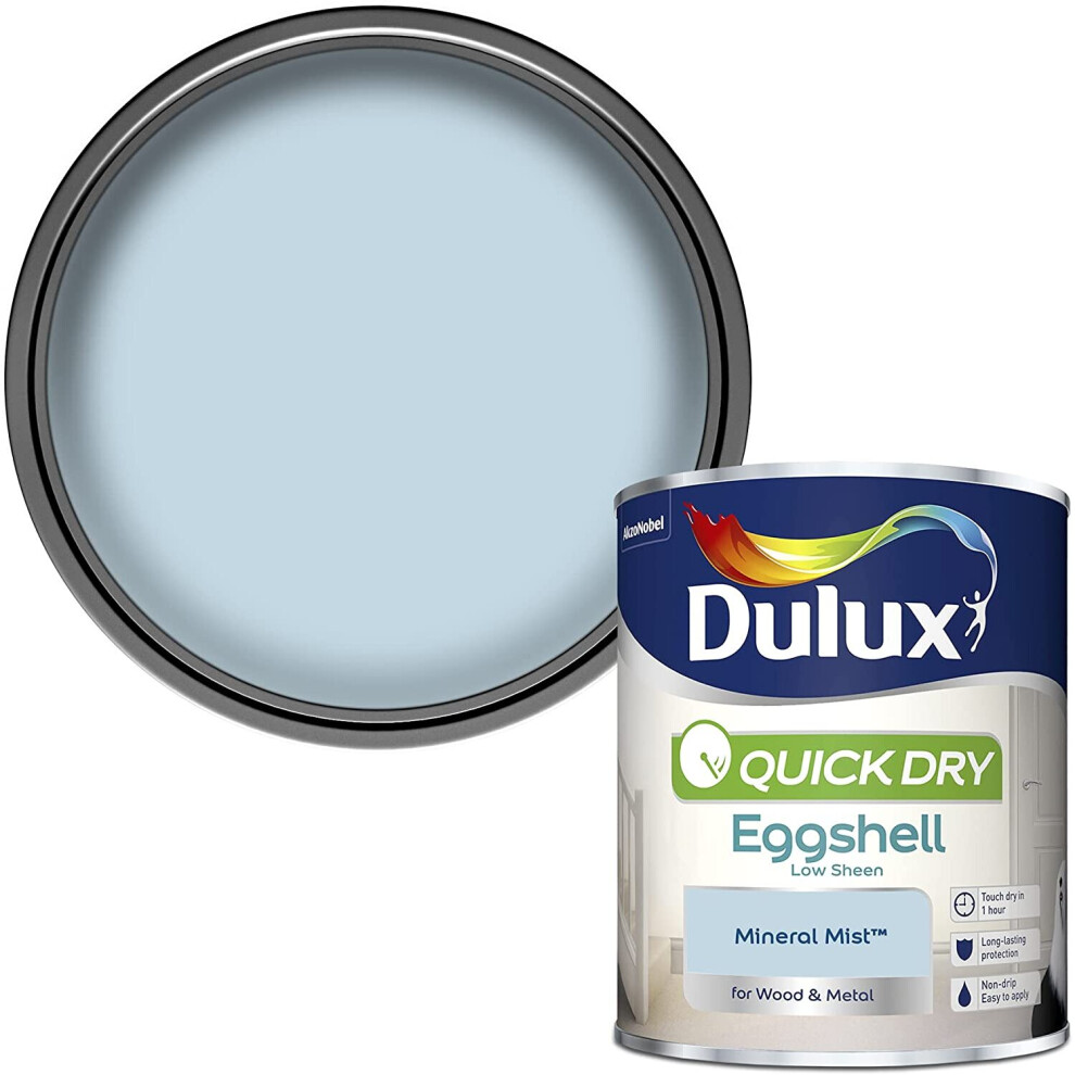 Dulux Quick Drying Eggshell 750Ml Mineral Mist
