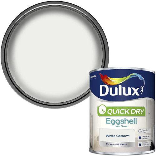 Dulux Dulux Quick Drying Eggshell 750ml White Cotton