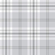 Grey Silver Check Wallpaper Metallic Country Tartan Plaid