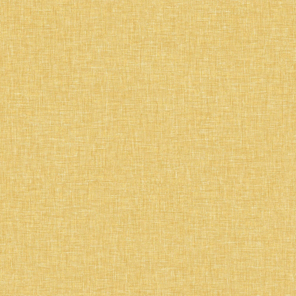 Arthouse 676009 Linen Texture Wall Paper/Coverings, Yellow