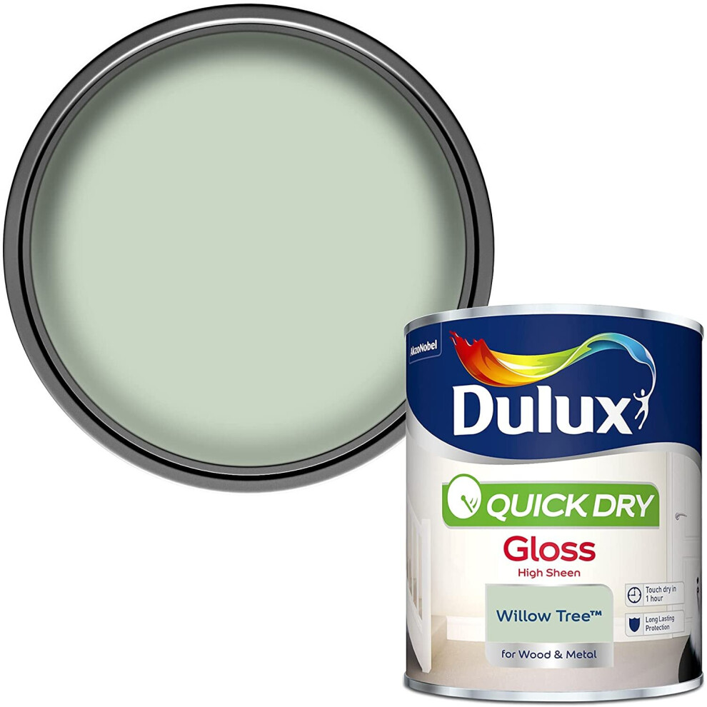 Dulux Quick Drying Gloss 750ml Willow Tree