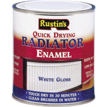 Rustins Quick Dry Radiator Paint Gloss 1L