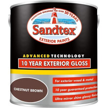 Sandtex 10 Year Exterior Gloss Chestnut Brown 2.5L