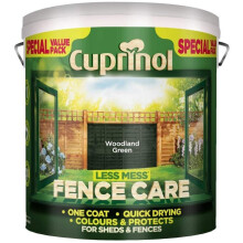 Cuprinol Less Mess Fence Care 6L Woodland Green