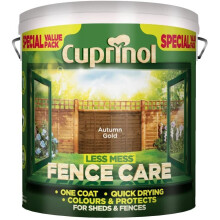 Cuprinol Less Mess Fence Care 6L Autumn Gold