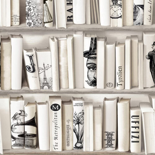 Muriva Muriva E88207 Novelties Wallpaper Roll - Encyclopaedias (572217)