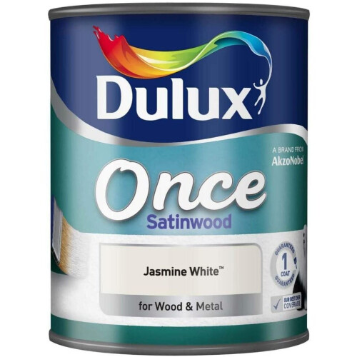 Dulux Dulux Once Satinwood 750ml Jasmine White
