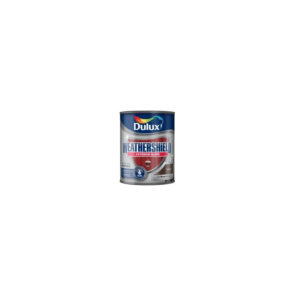 Dulux Weathershield Exterior Gloss 750ml Conker