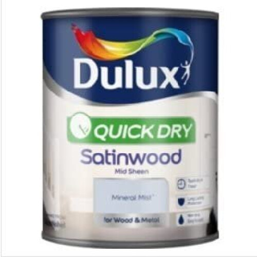 Dulux Dulux Quick Drying Satinwood 750ml Mineral Mist