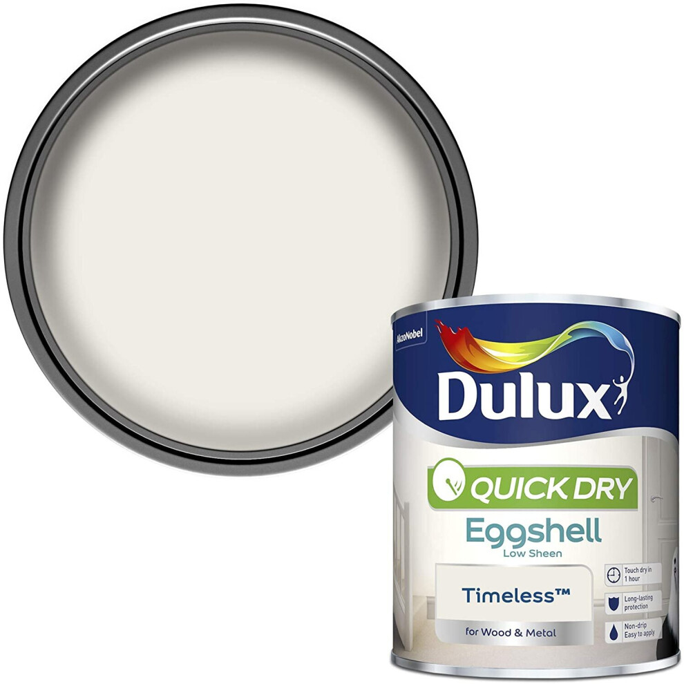 Dulux Quick Drying Eggshell 750ml Timeless