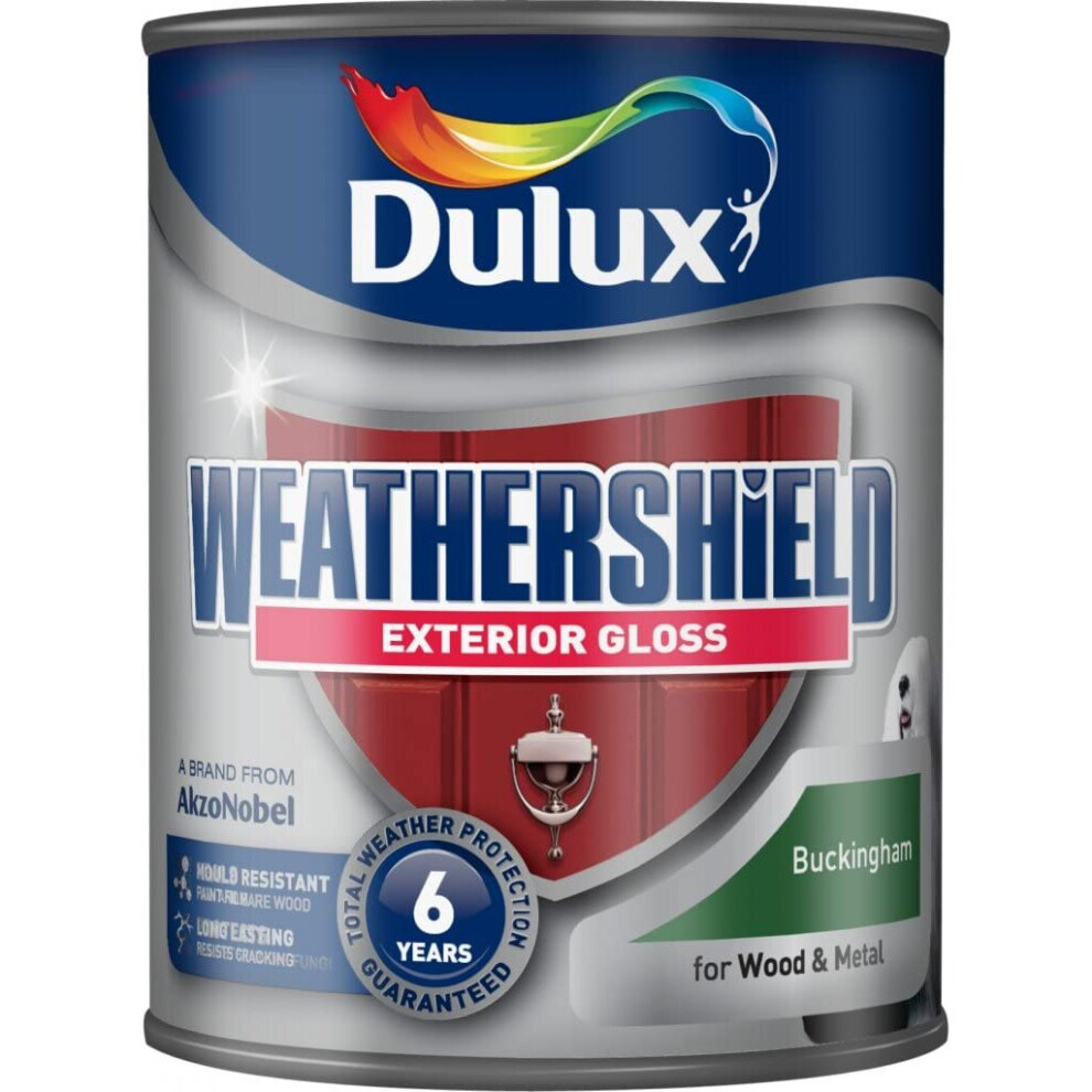Dulux Weathershield Exterior Gloss 750ml Buckingham