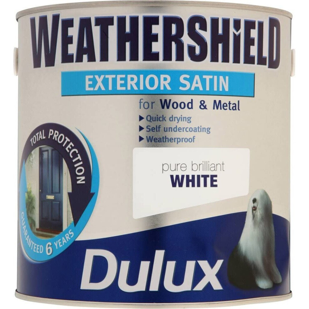 Dulux Weathershield Pbw Exterior Satin 2.5L