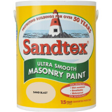 Sandtex 5L Smooth Masonry Paint Sandblast