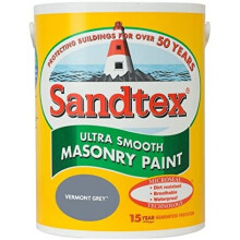 Sandtex 5L Smooth Masonry Paint Vermont Grey
