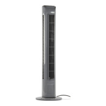 Challenge LG32-01R Grey Oscillating Tower Fan With Remote Control - Refurbished