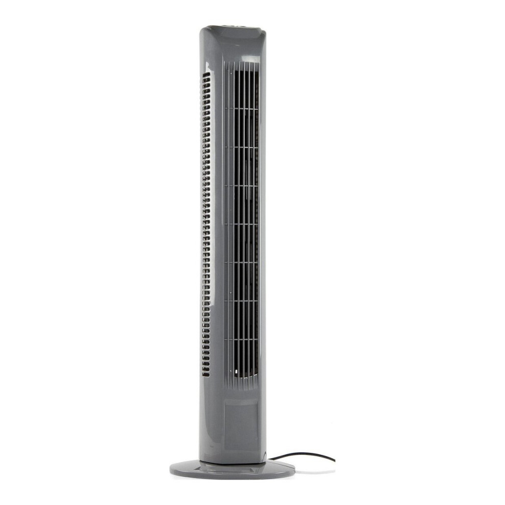 Challenge LG32-01R Grey Oscillating Tower Fan With Remote Control