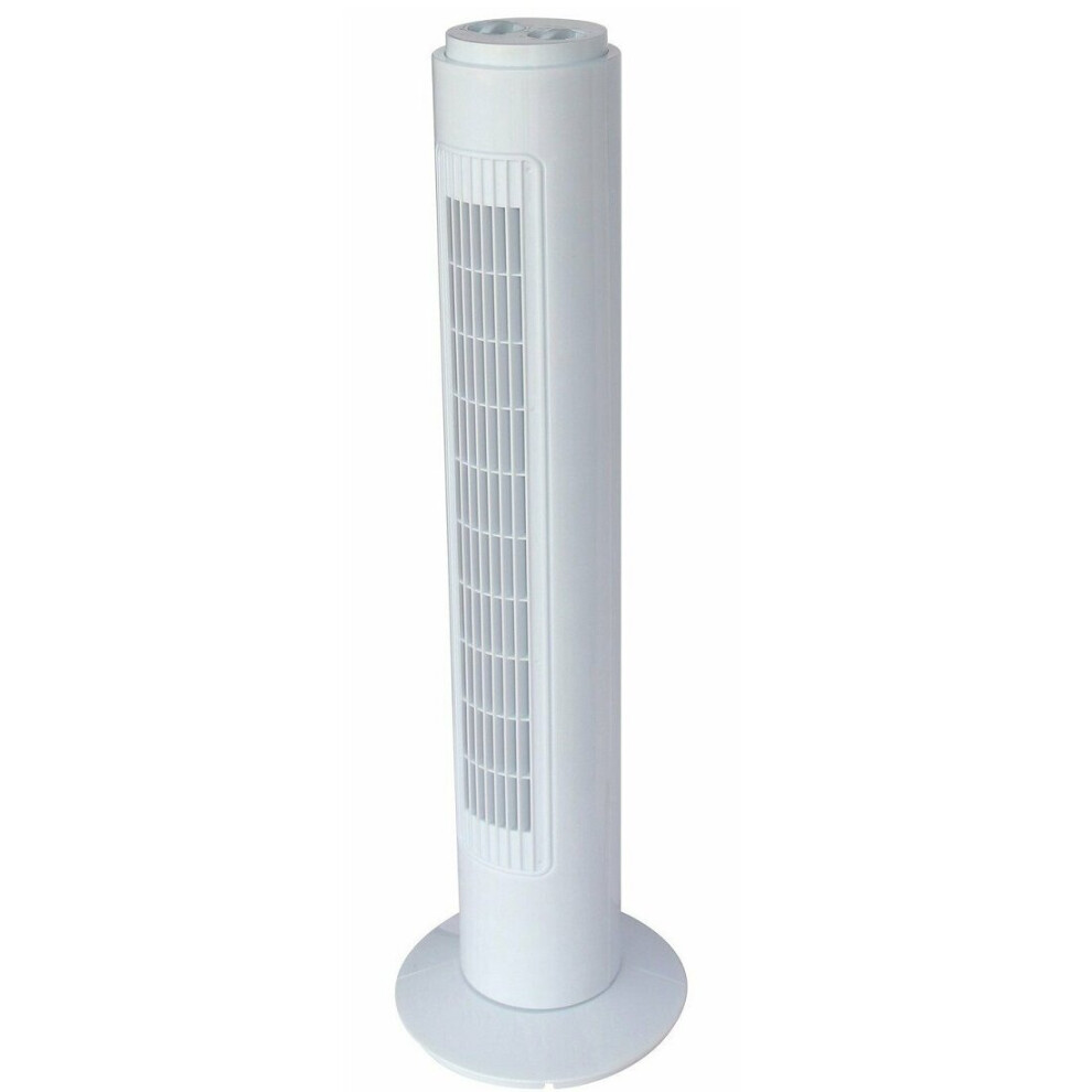 Challenge Oscillating Tower Fan - White