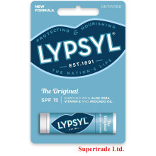 6 X Lypsyl Original Lip Balm SPF 15 Moisture Repair Heel Damaged Lips - 4.6g