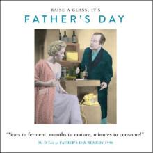Funny Drama Queen Raise A Glass Father's Day Greeting Card Humour Cards