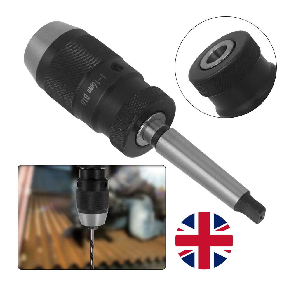 Self Tighten Keyless Integrated Drill Chucks MT2-B16+1-16mm B16