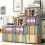 9 Cube Book Shelves Storage Shelf Bookcase Display Stand Organizer 1