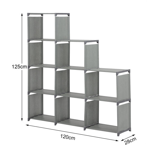9 Cube Book Shelves Storage Shelf Bookcase Display Stand Organizer 1