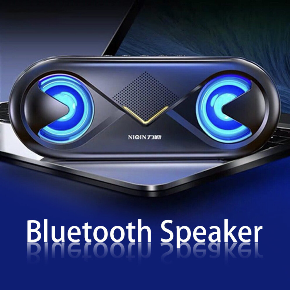 High Bass Ultra Loud Bluetooth Speakers Portable Wireless Speaker Black