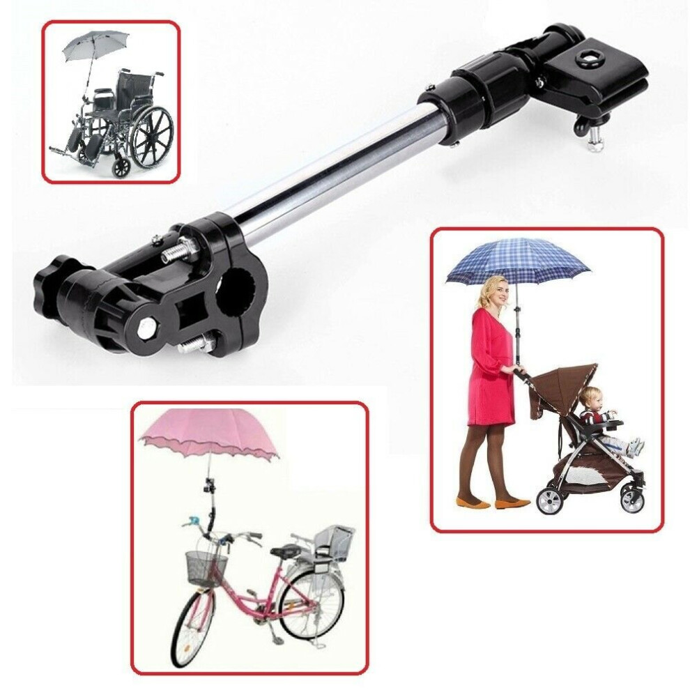 Bicycle umbrella clearance holder