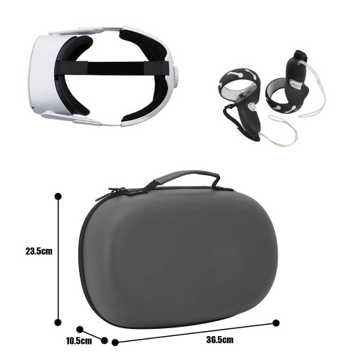 For Oculus Quest 2EVA VR Headset & Controller Travel Carrying Case Bag 1