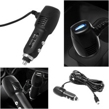 Universal Car Dash Cam Power Lead - 3.4m USB Charging Cable, 5V/2A, 12-24V Compatible, Flexible ABS/PC Cable with Overload Protection