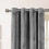 Imperial Rooms (Grey) Short Curtains Pair Thick Velvet Eyelet Ring Top 3