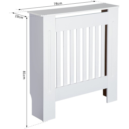 (S 78*19*81CM(Pure White)) Radiator Covers Modern White Decorative 1