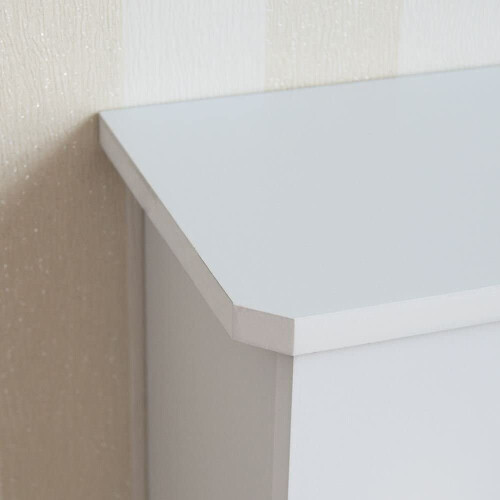 (M 112*19*81CM(Pure White)) Radiator Covers Modern White Decorative 2