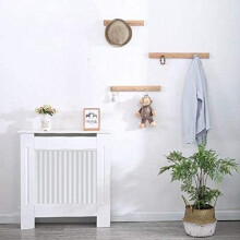 (S 78*19*81CM(Pure White)) Radiator Covers Modern White Decorative