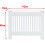 (M 112*19*81CM(Pure White)) Radiator Covers Modern White Decorative 2