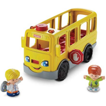 Fisher-Price FKC67 Little People Sit with Me School Bus Activity, Educational Toddler Vehicle Role Play Toy with Music, Lights, Sounds and S