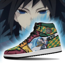 (6.5 (Adults')) Giyu Boots Skill Water Breathing Demon Slayer Shoe