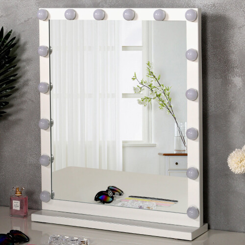 Living And Home (16LEDs: 52*62cm) Hollywood Dimmable LED Lights Makeup Mirror Dressing Table Mirror 1