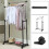 Heavy Duty Clothes Rail Rack Garment Hanging Display Stand Storage 5