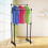 Heavy Duty Clothes Rail Rack Garment Hanging Display Stand Storage 6