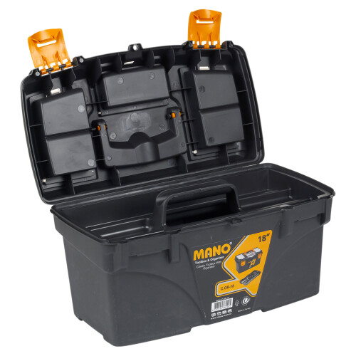 URBN Living (18" Box) Lockable Tool Box + Removable Storage Compartments 1