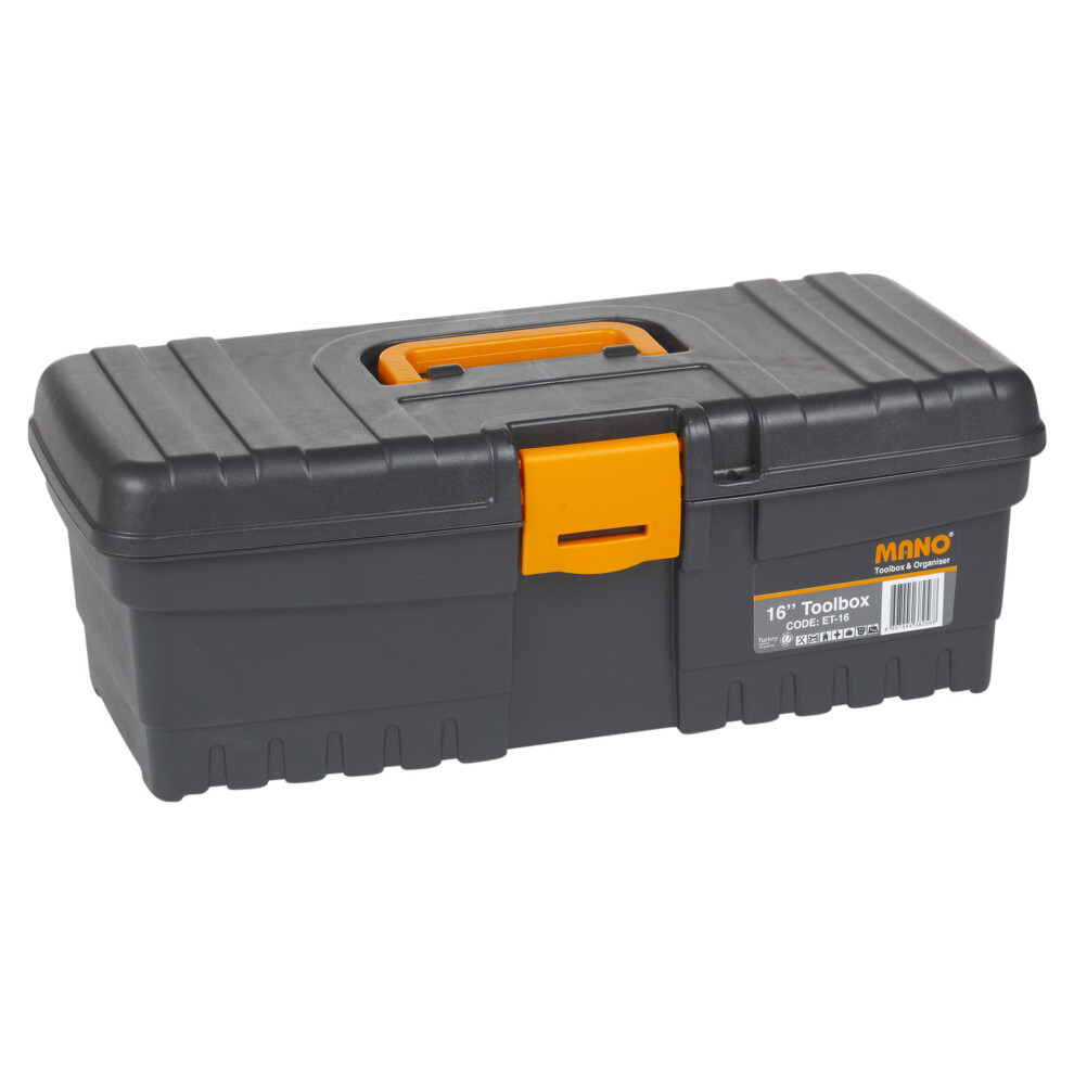 (16" Tool Box) Lockable Tool Box + Removable Storage Compartments 8697444382568