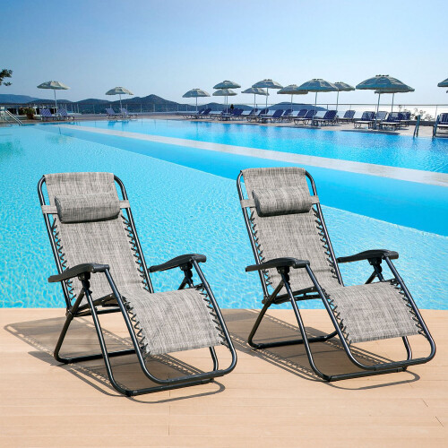 heavy duty textoline zero gravity chairs