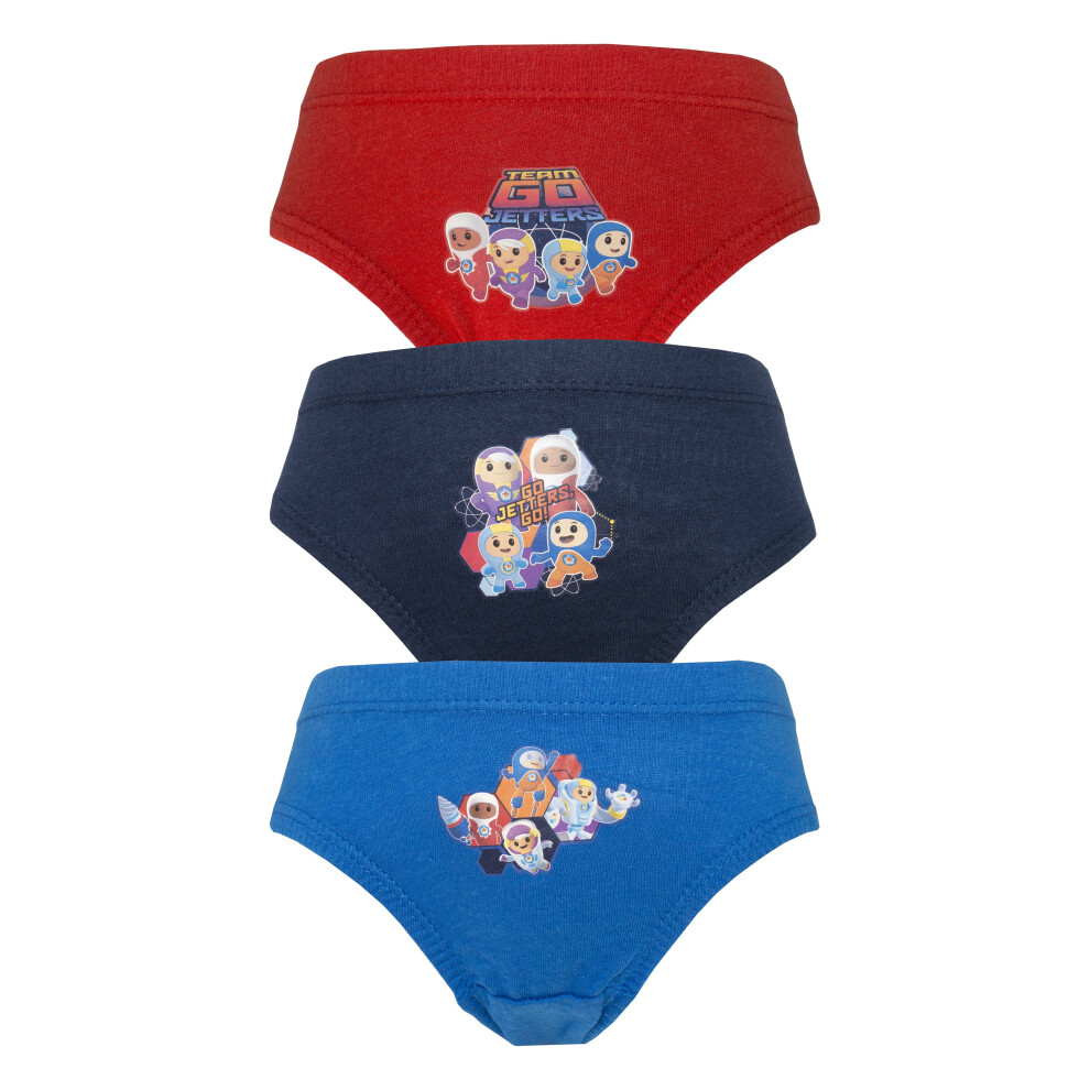 (Blue, 18-24 months / 92 cms) Boys Go Jetters 3 Pack Pants / Briefs