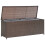 VidaXL vidaXL Garden Storage Chest Poly Rattan Brown Outdoor Patio Utility Box Case 1