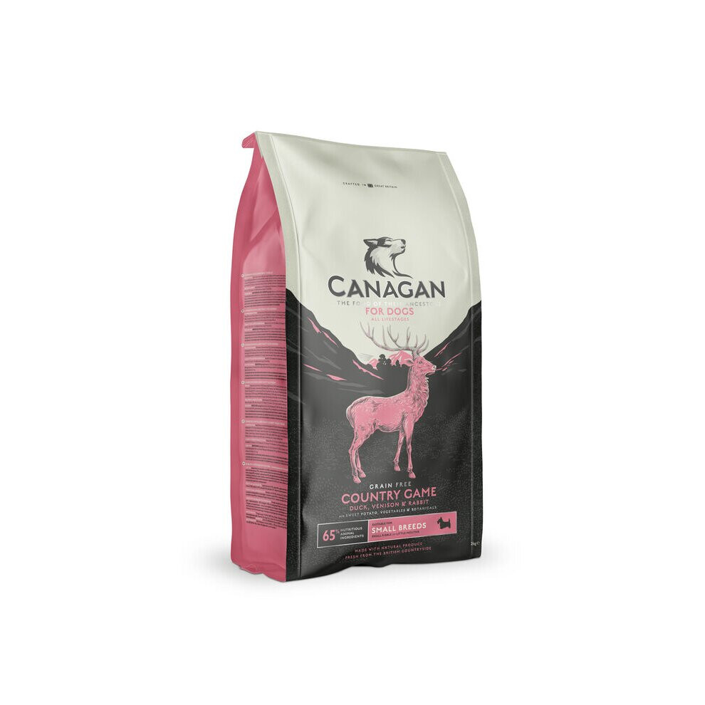 Canagan Country Game Grain Free Small Breed Dog Food 2kg
