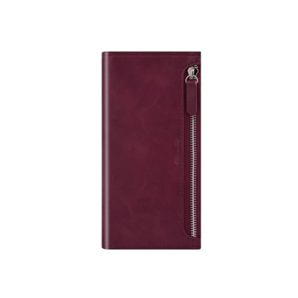Photos - Case Molancano Pouch with Zip  Compatible with iPhone 12 Pro Max in Bordeaux Purple