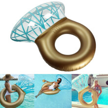 Giant Inflatable Diamond Engagement Ring Pool Float