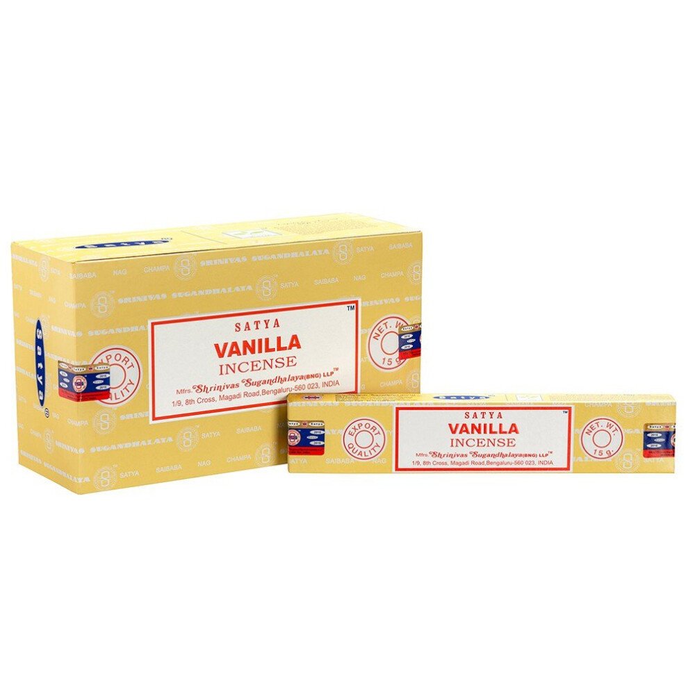 Satya Vanilla Incense Sticks (Pack Of 120)