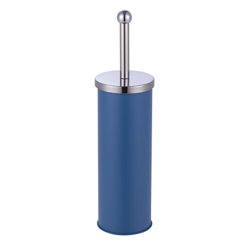(Blue) Free Standing Bathroom Toilet Brush Set